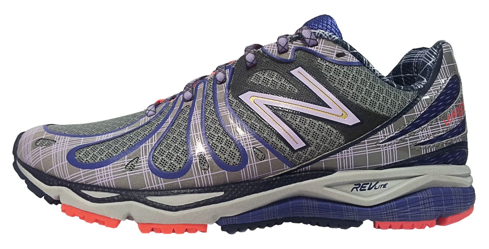 London 890v3, Grey with Blue & Orange