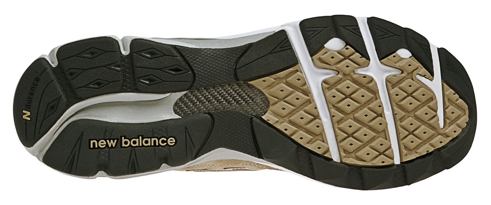 New Balance 990v3, Beige with White