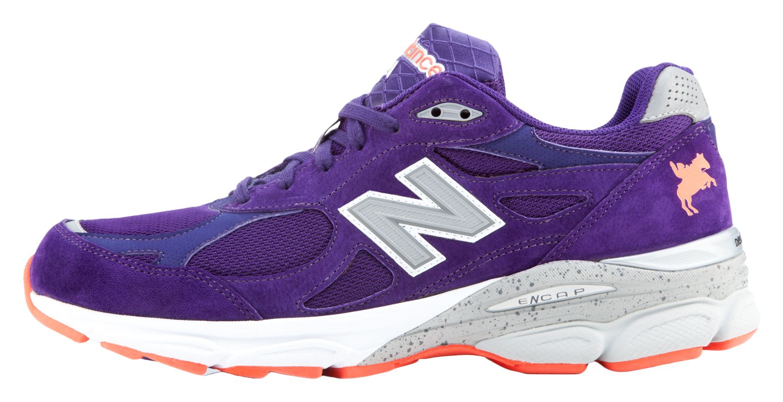 Mens Limited Edition Boston 990v3, Purple with Orange