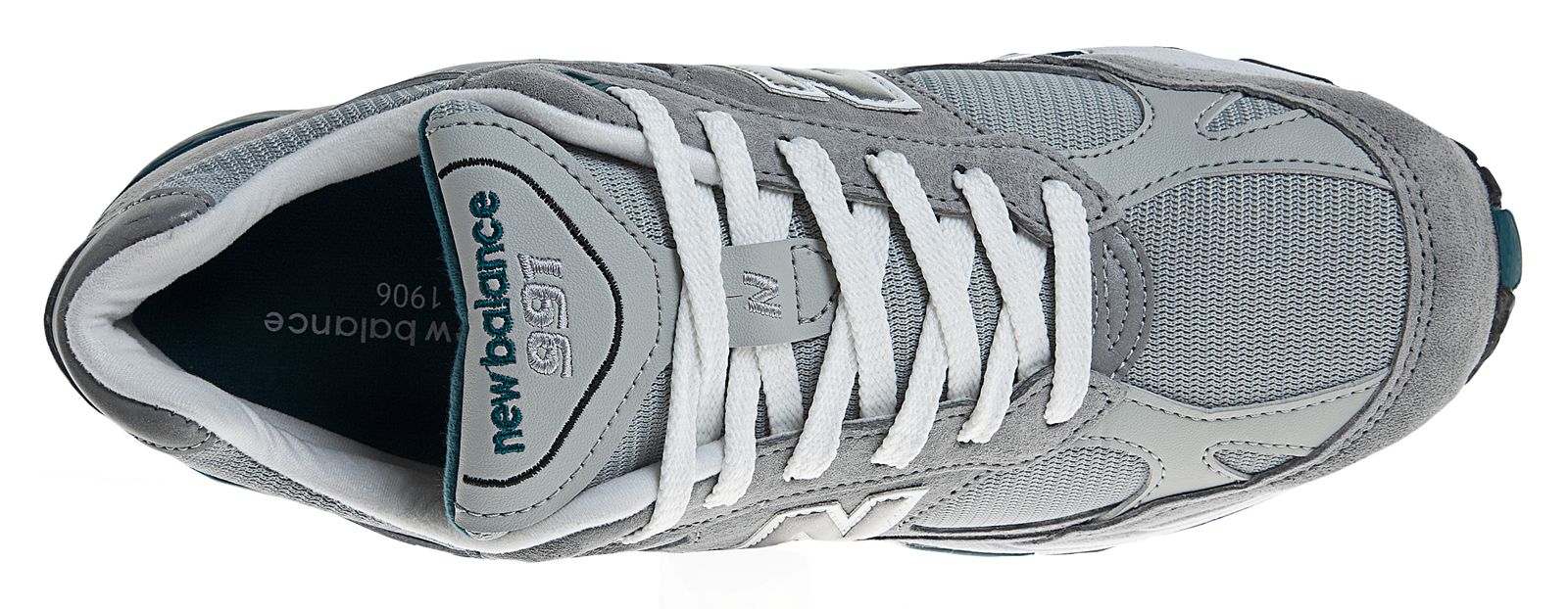 New Balance 991, Grey with White &amp; Blue