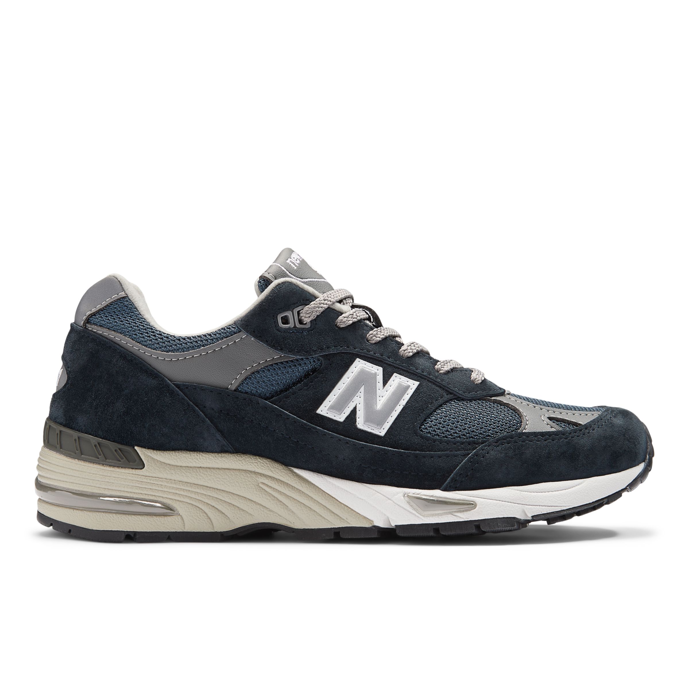 New Balance Made in UK 991 Leather Shoes - Navy (Size UK 10.5)