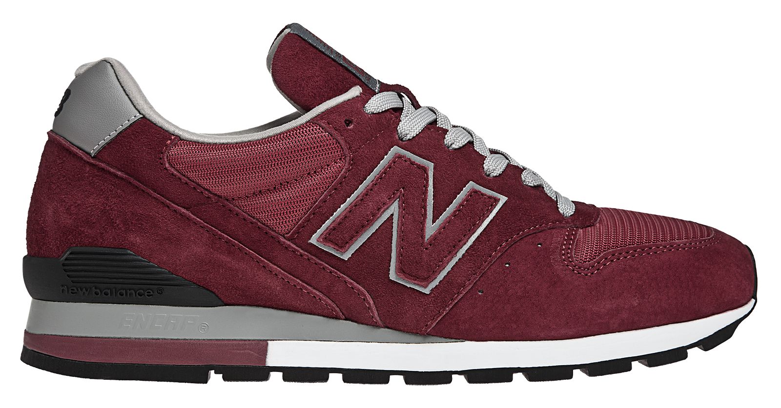 New Balance 996, Burgundy with Grey