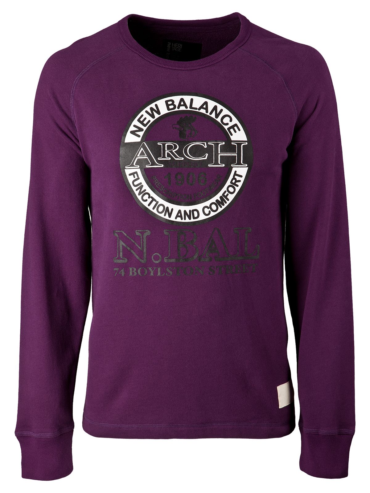 Boylston Crewneck, Deep Purple