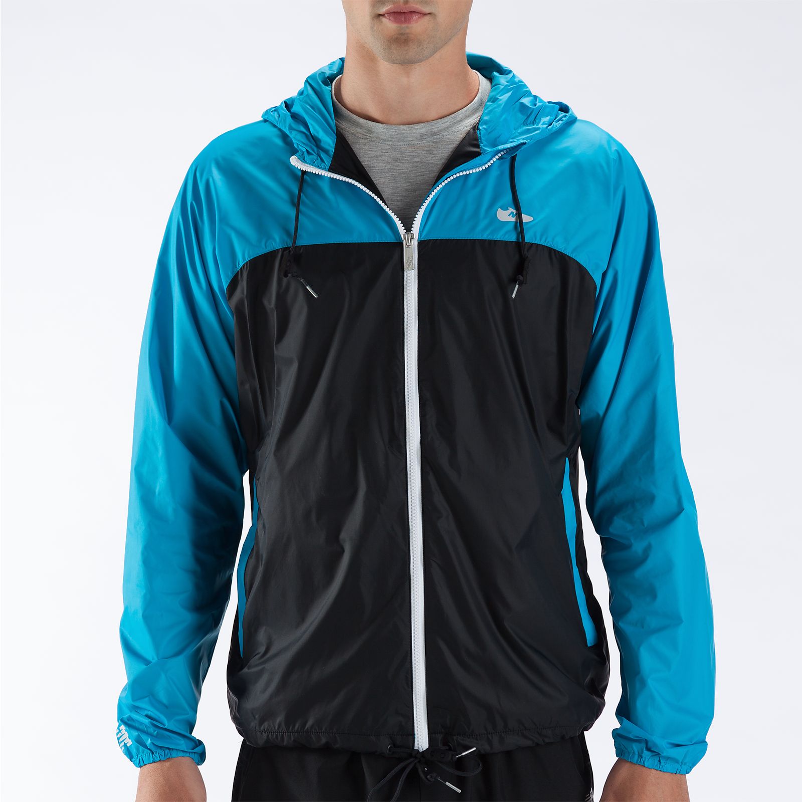 Windcheater Jacket, Blue with Graphite