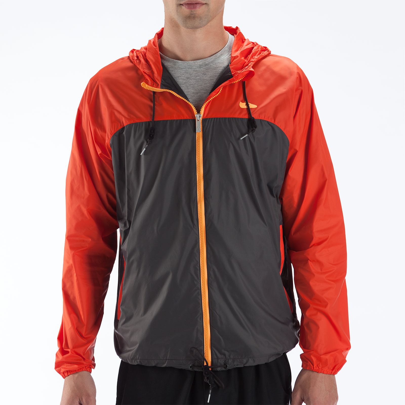Windcheater Jacket, Orange with Magnet