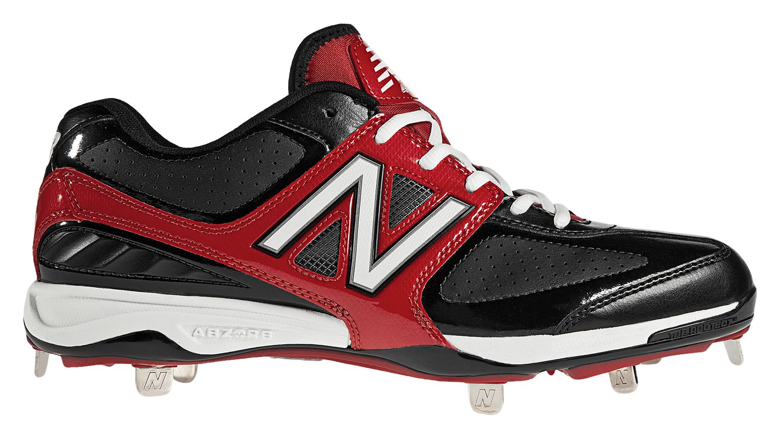 New Balance 4040, Black with Red & White