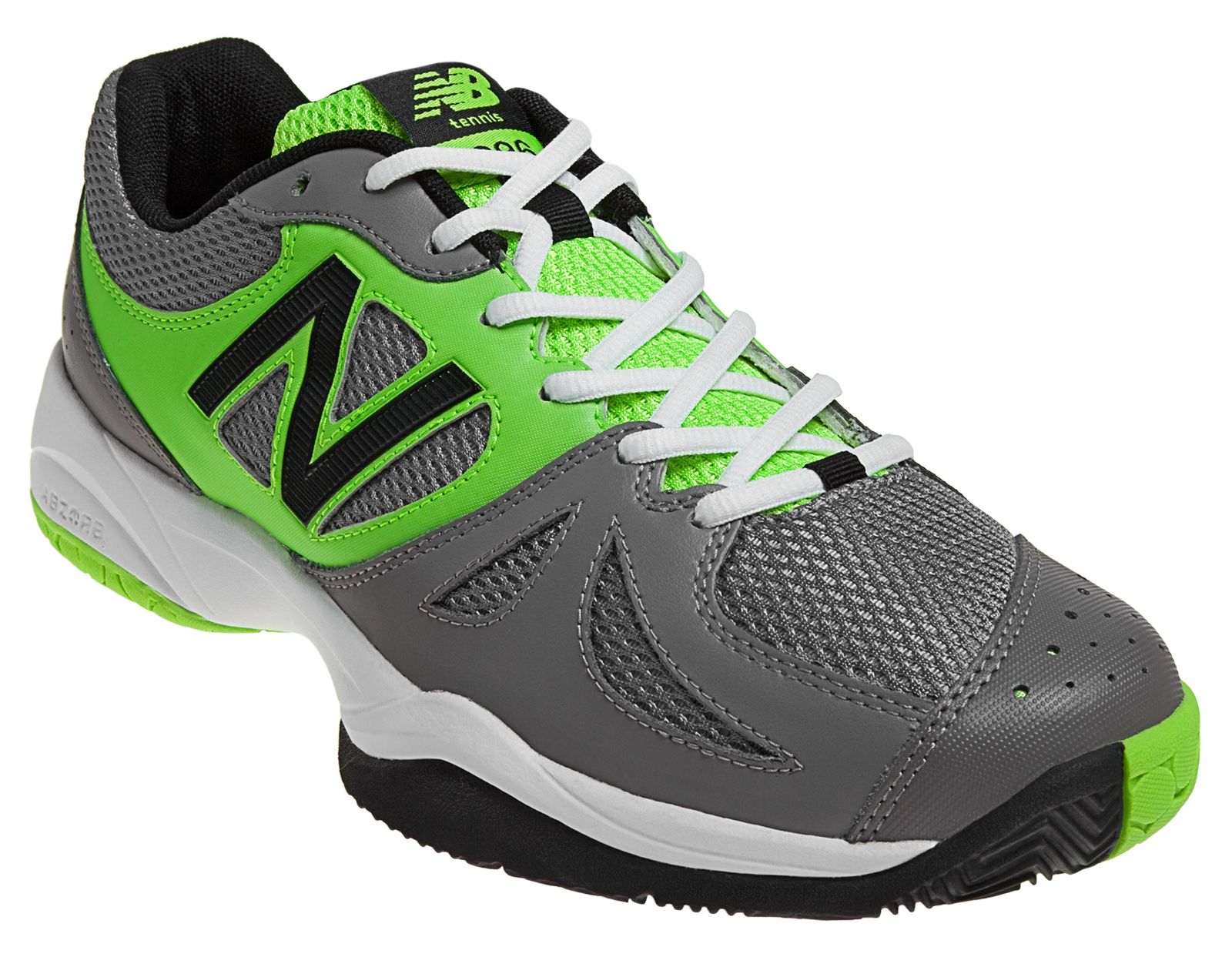 New Balance 696, Silver with Green
