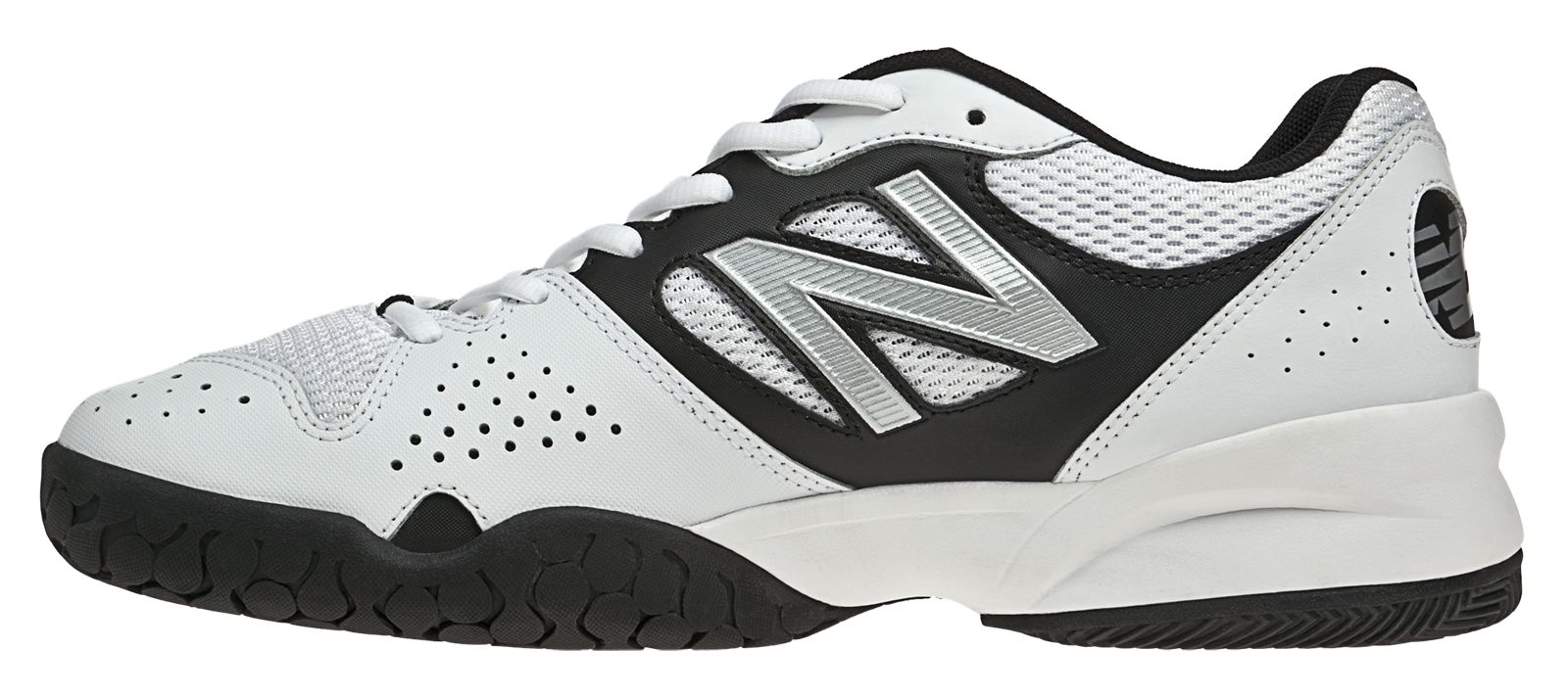 New Balance 696, White with Black &amp; Silver
