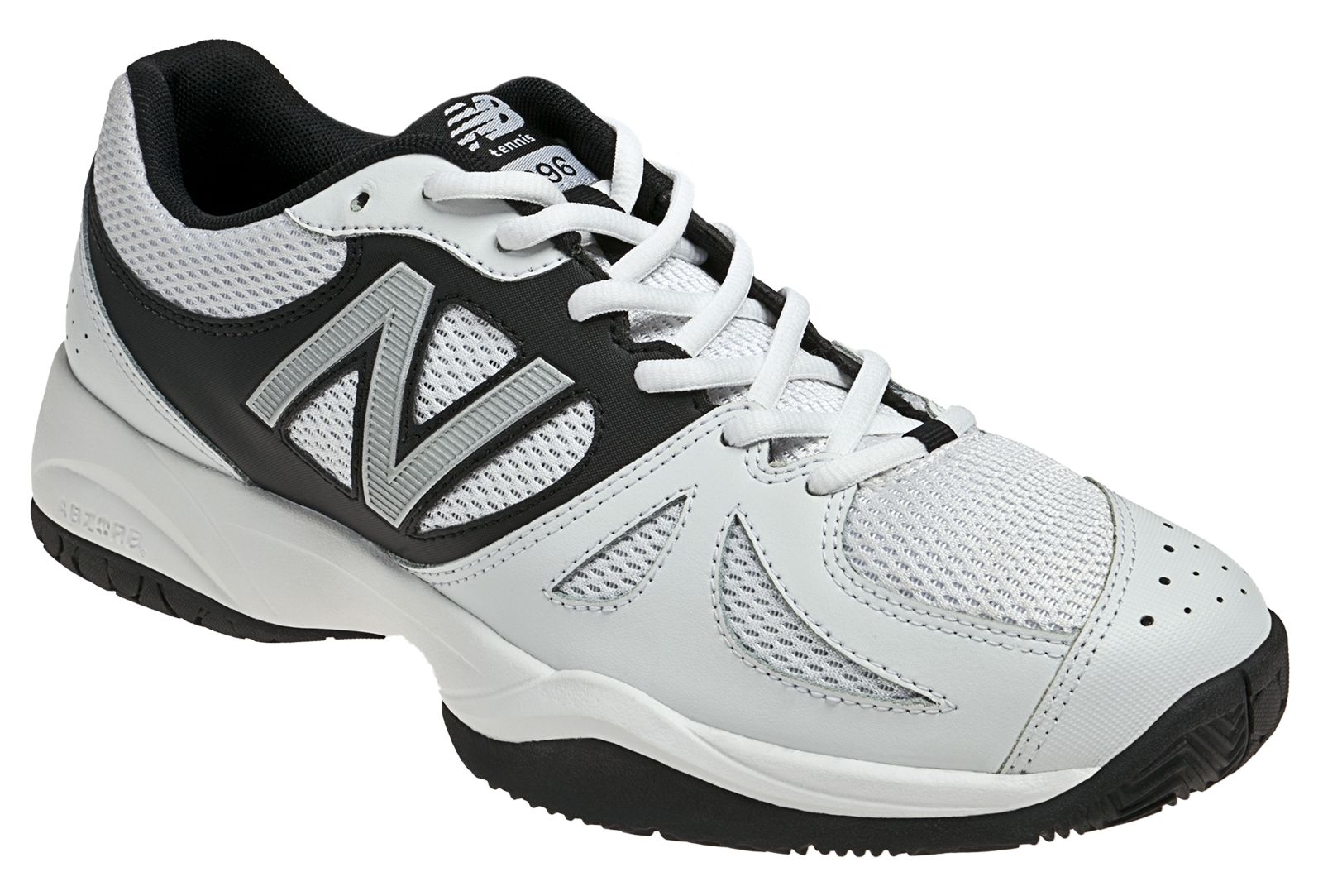 New Balance 696, White with Black &amp; Silver