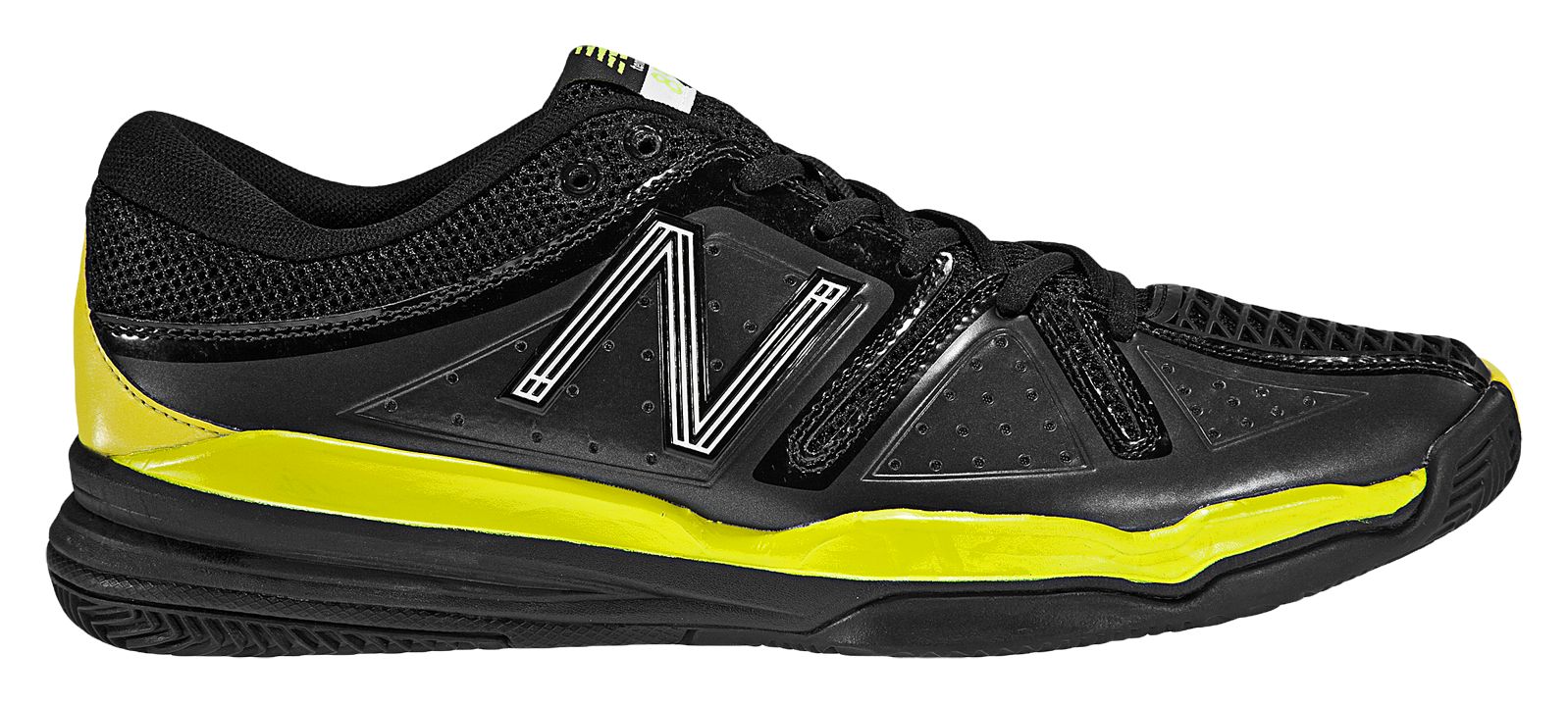 New Balance MC851, Black with Neon Yellow