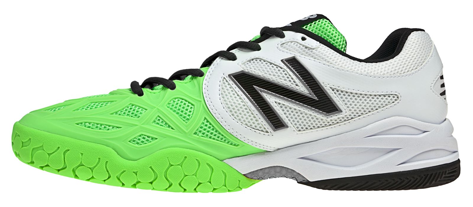New Balance 996, White with Neon Green &amp; Black