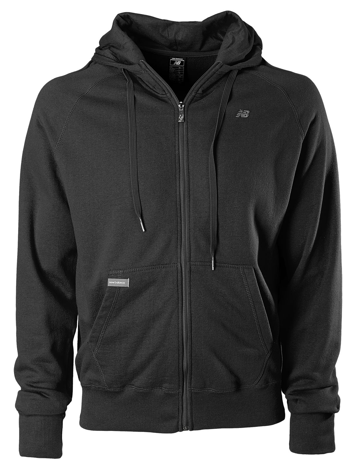 Essential Full Zip Hoodie, Black