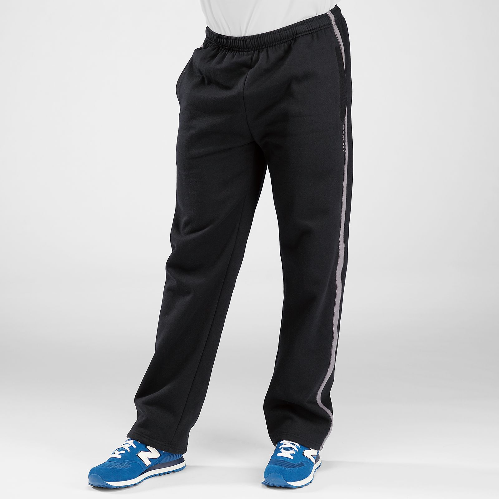 Panel Fleece Pant, Black