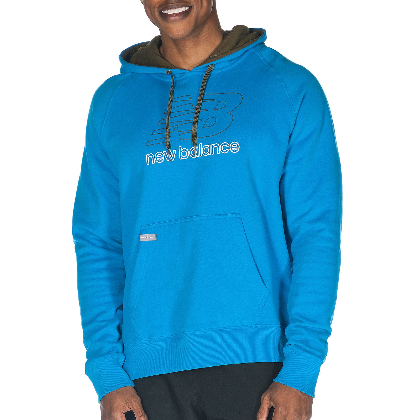 Essential Pullover Hoodie, Kinetic Blue with Insignia Blue