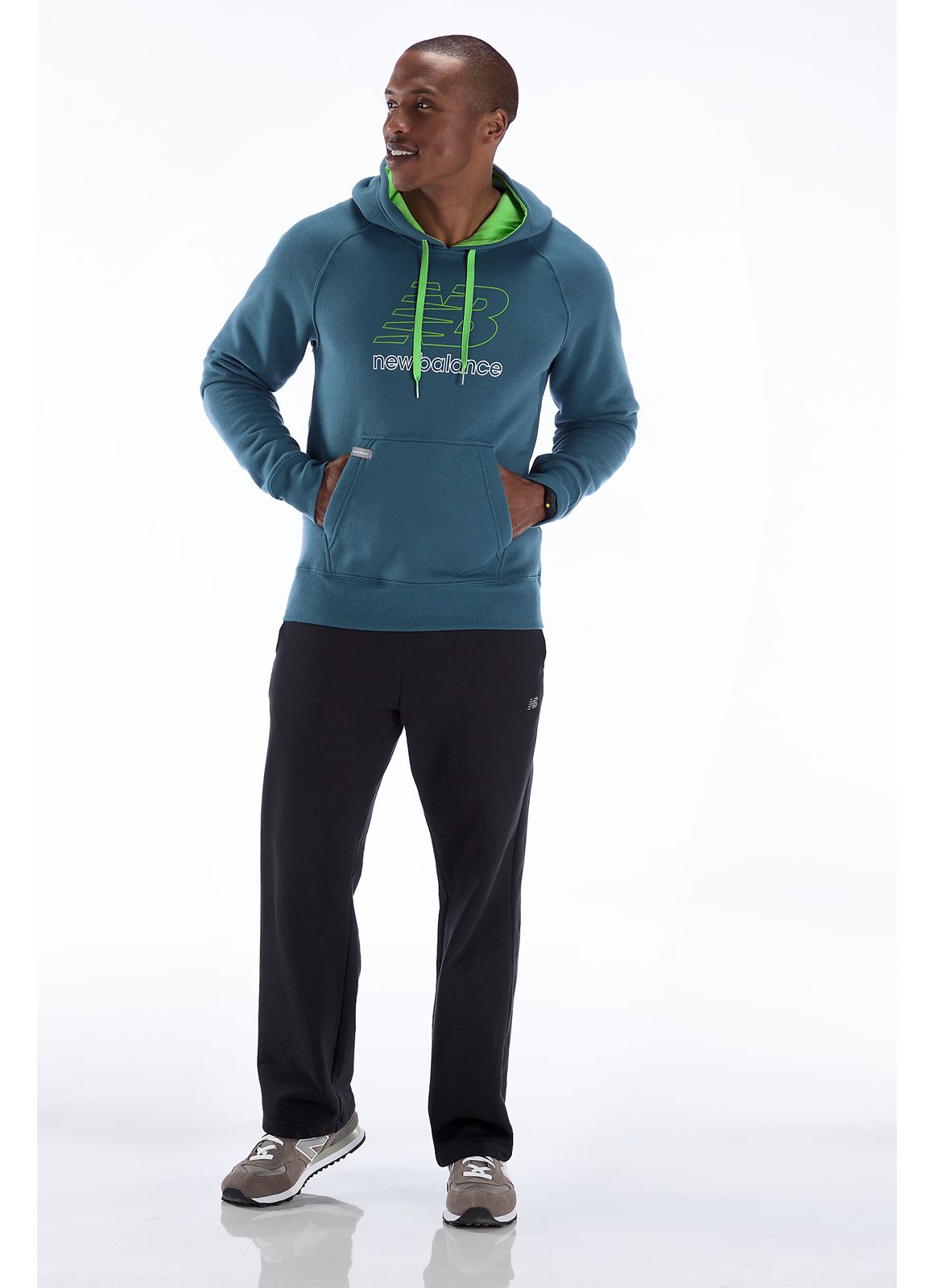 Essential Pullover Hoodie, Mallard Blue