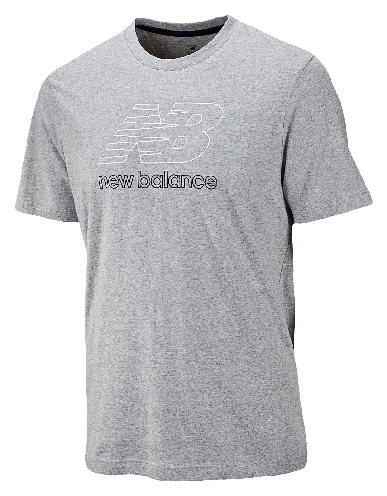 Essential Short-Sleeve Tee, Athletic Grey