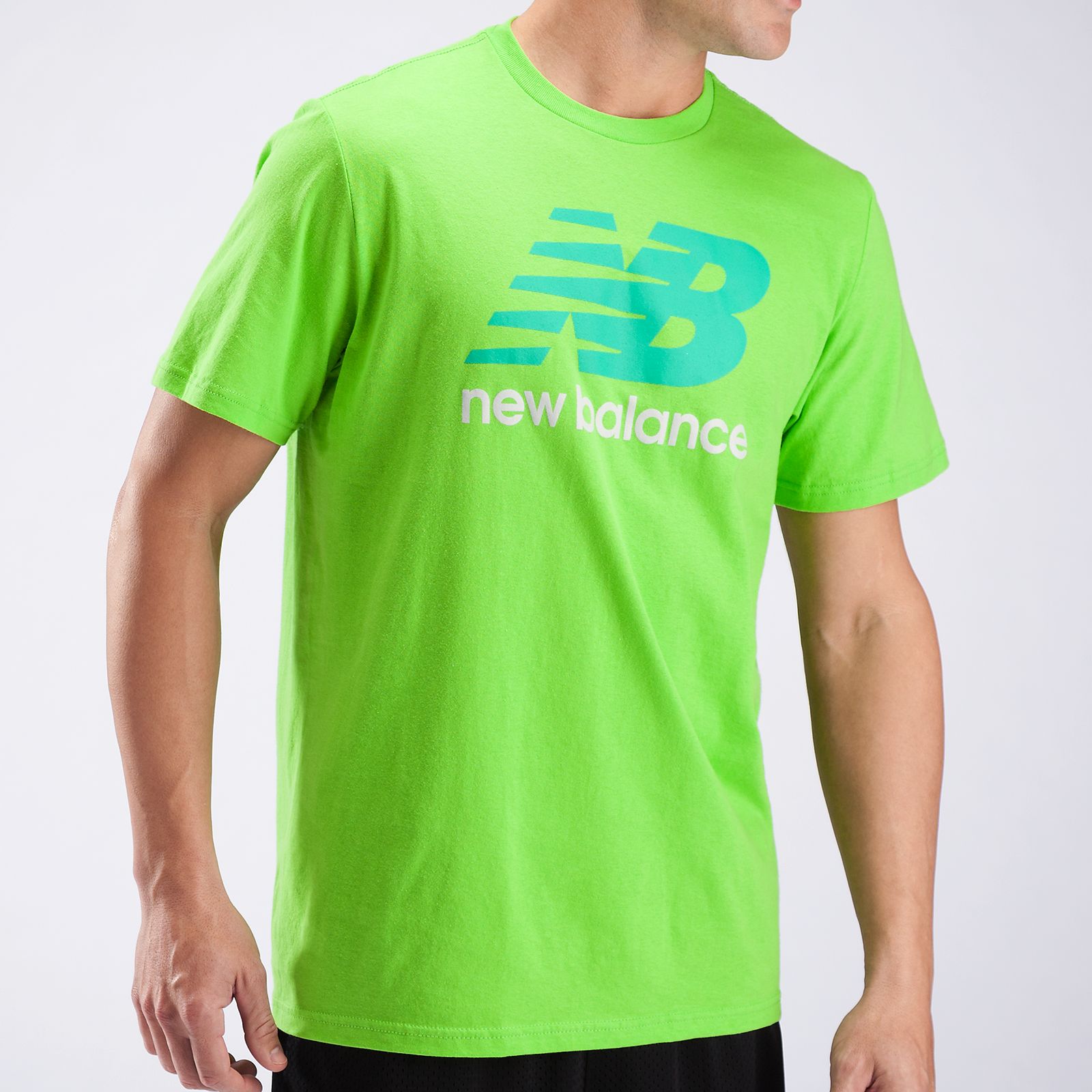 Large Graphic Logo Tee, Jazz Green