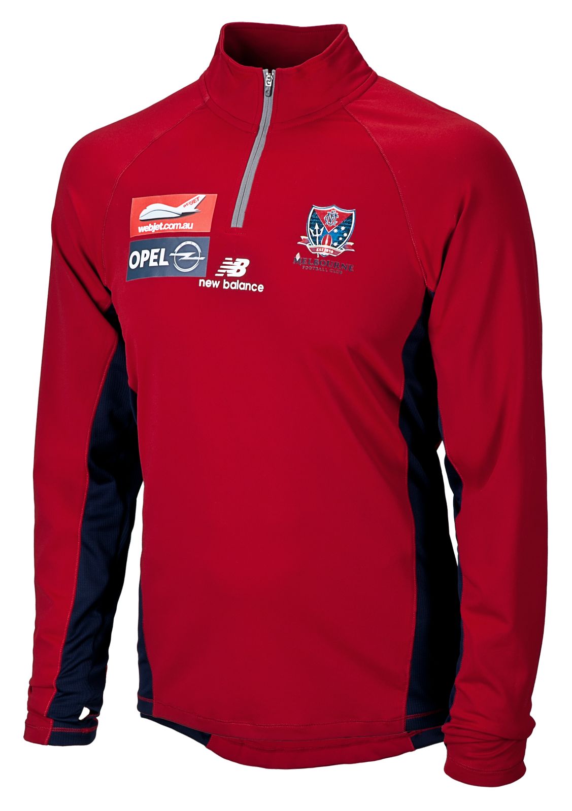 Sweat Top 1/4 Zip, Red
