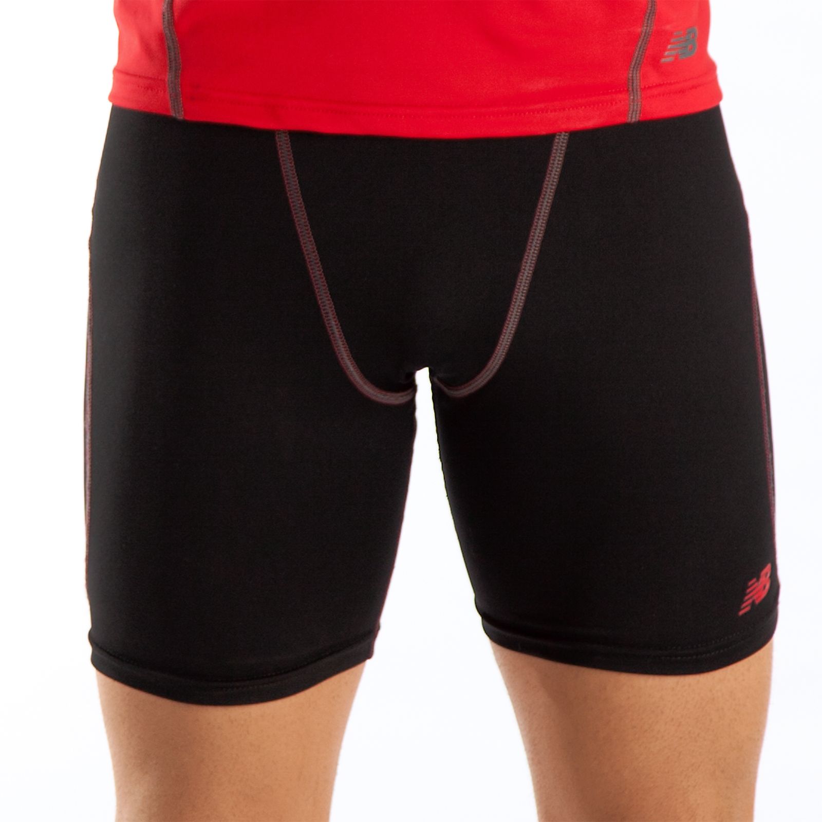 6 inch Base Layer Fitted Short, Black