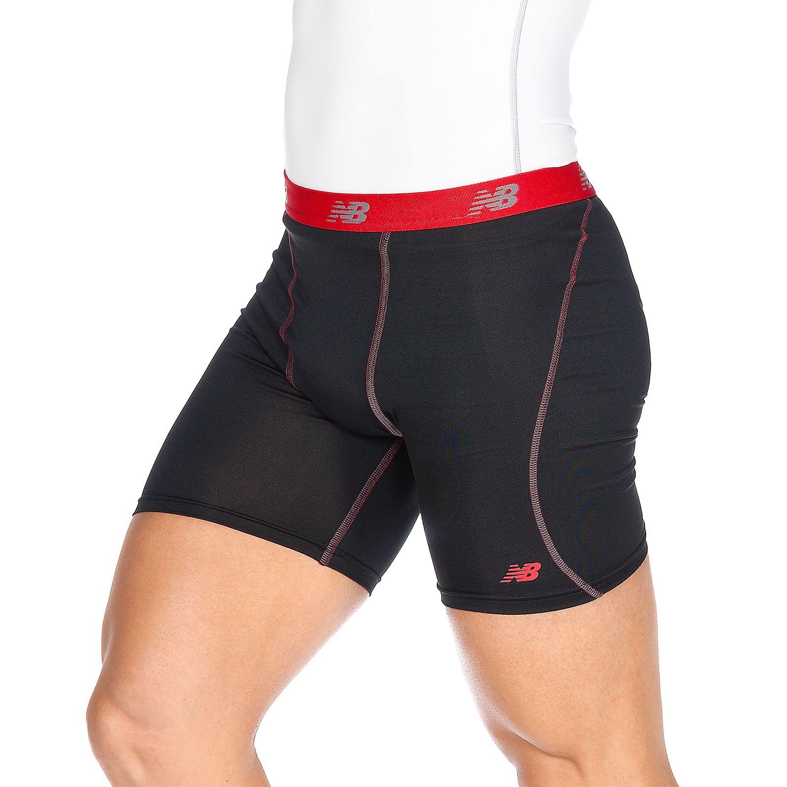 6 inch Base Layer Fitted Short, Black