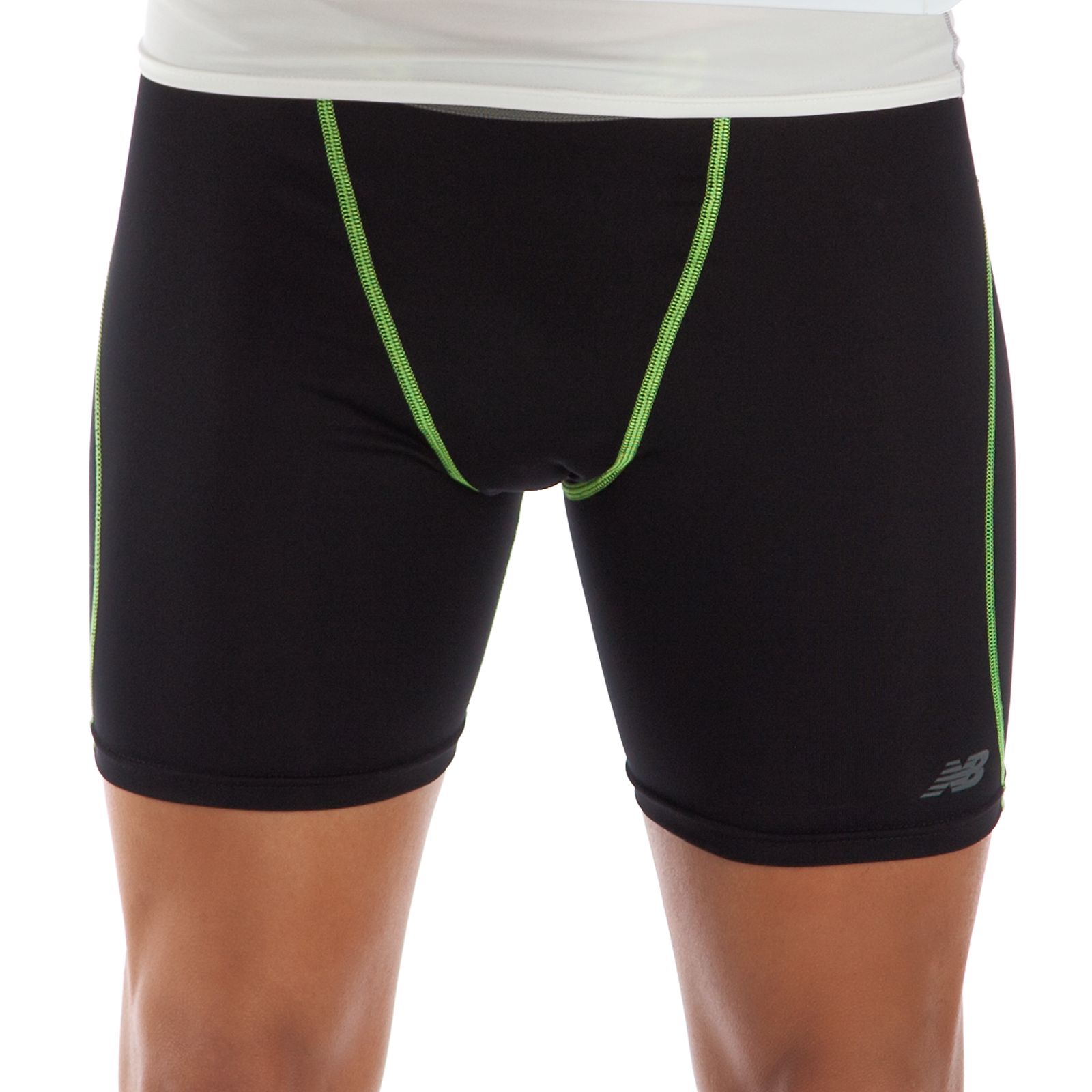 6 inch Base Layer Fitted Short, Yellow