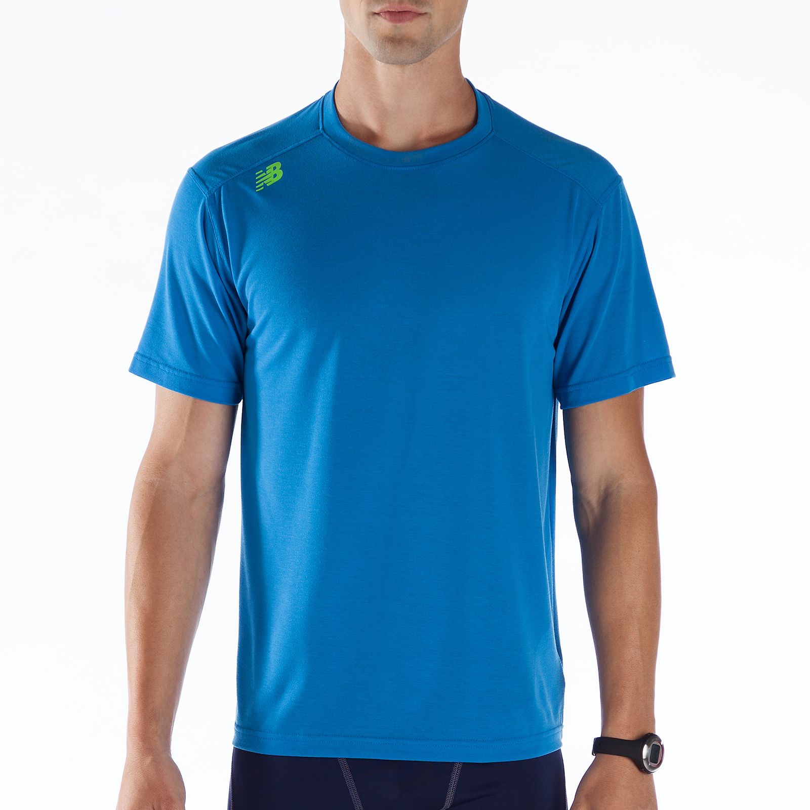 Short Sleeve Tech Tee, Electric Blue