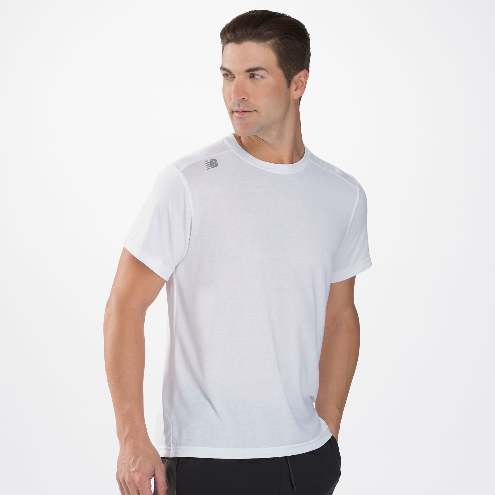 Short Sleeve Tech Tee, White