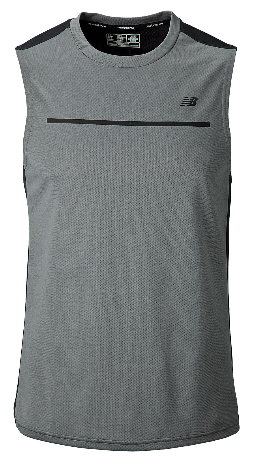 Cool Lines Sleeveless, Asphalt
