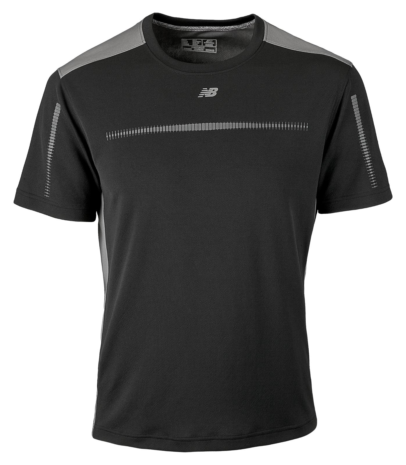 Align Short Sleeve Top, Black with Silver Filigree