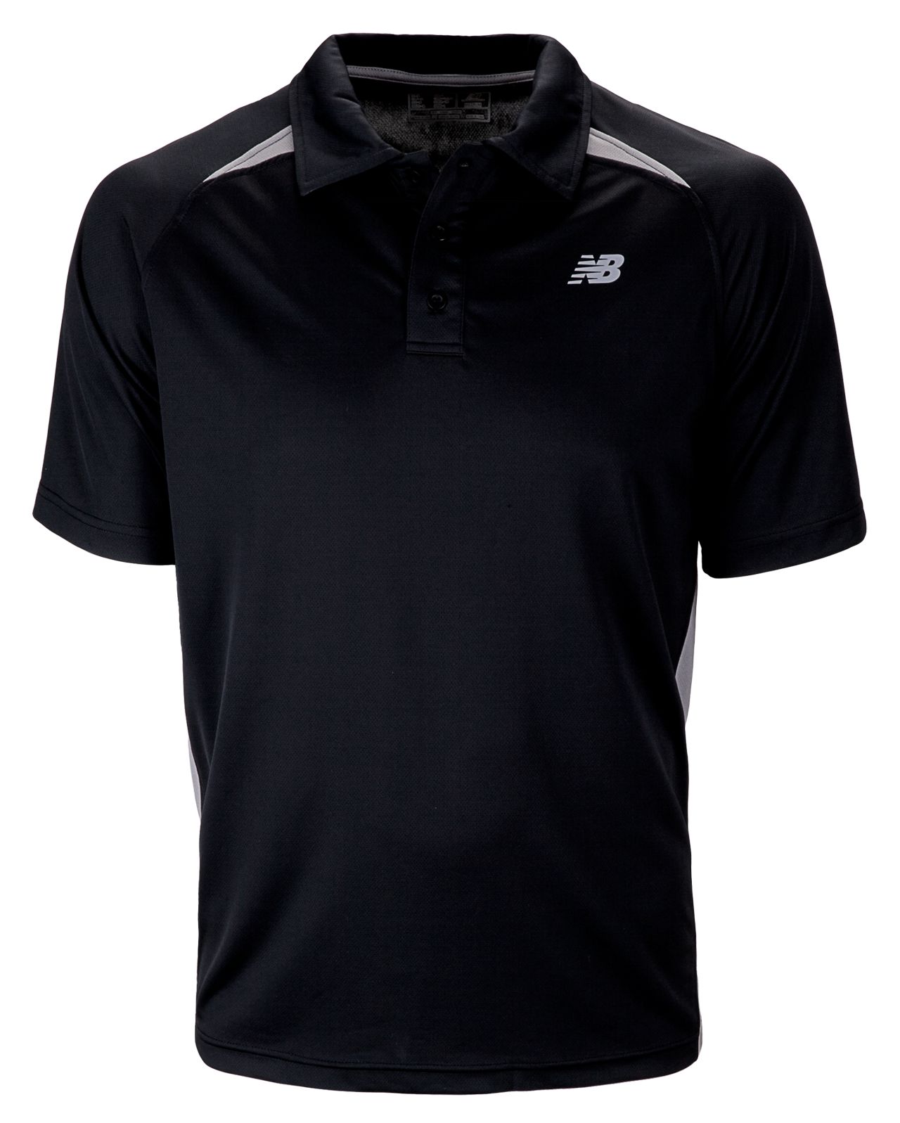 Performance Polo, Black with Silver Filigree
