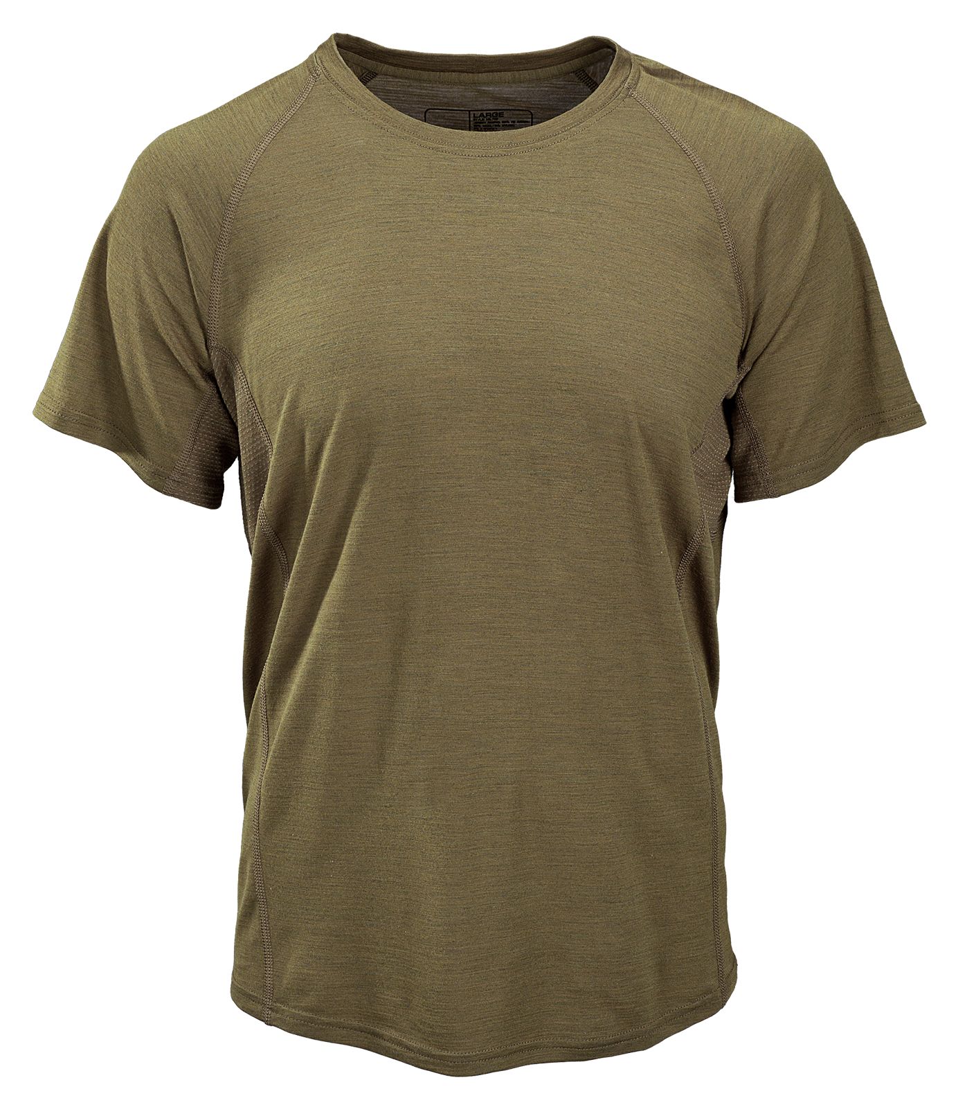 Merino Wool Base Layer Short Sleeve Tee, Coyote
