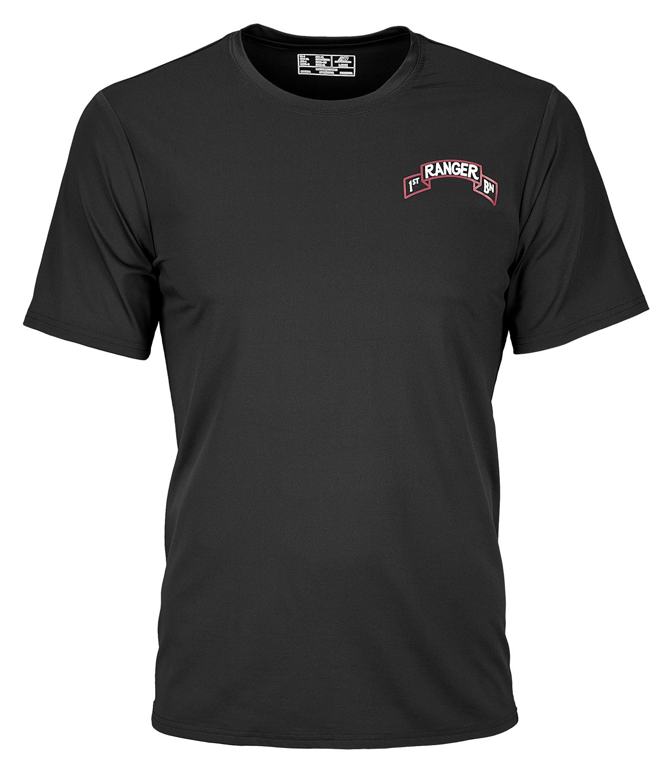 1st Ranger Battalion T Shirt, Black