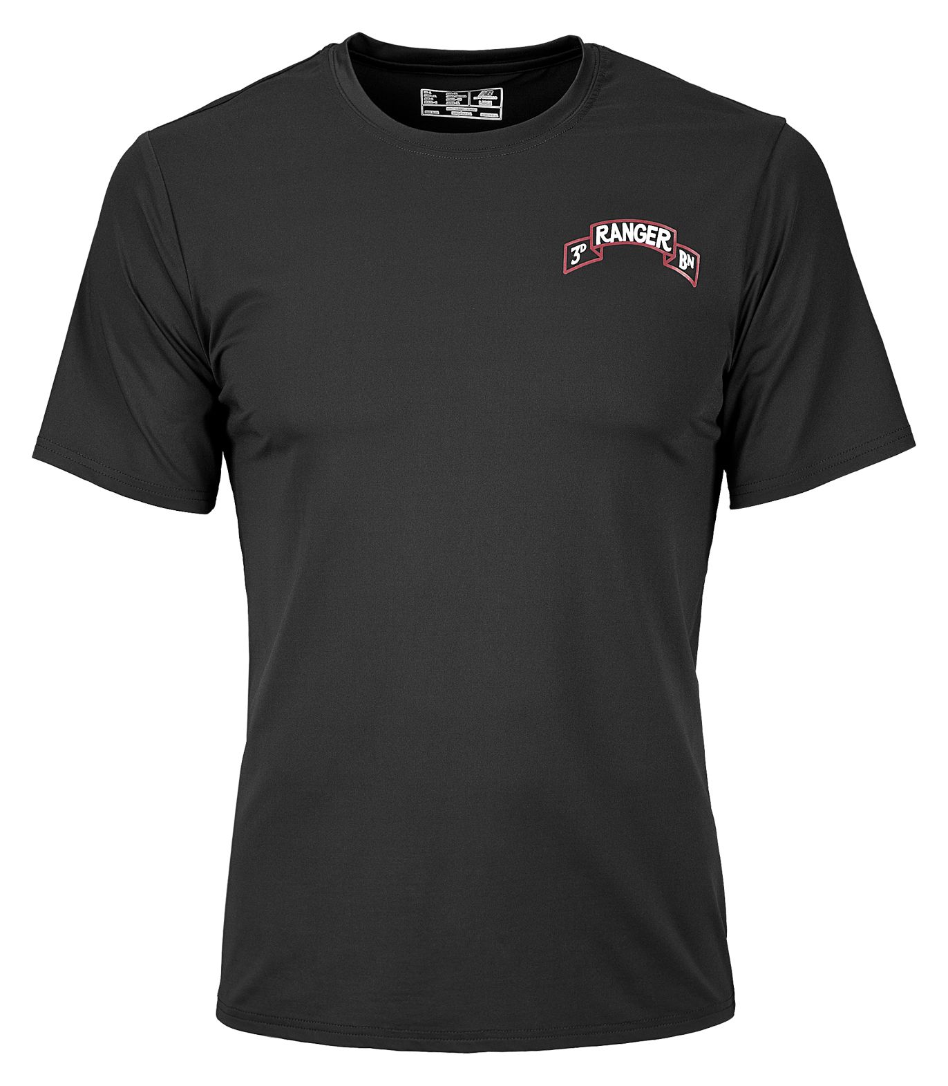 3rd Ranger Battalion T Shirt, Black