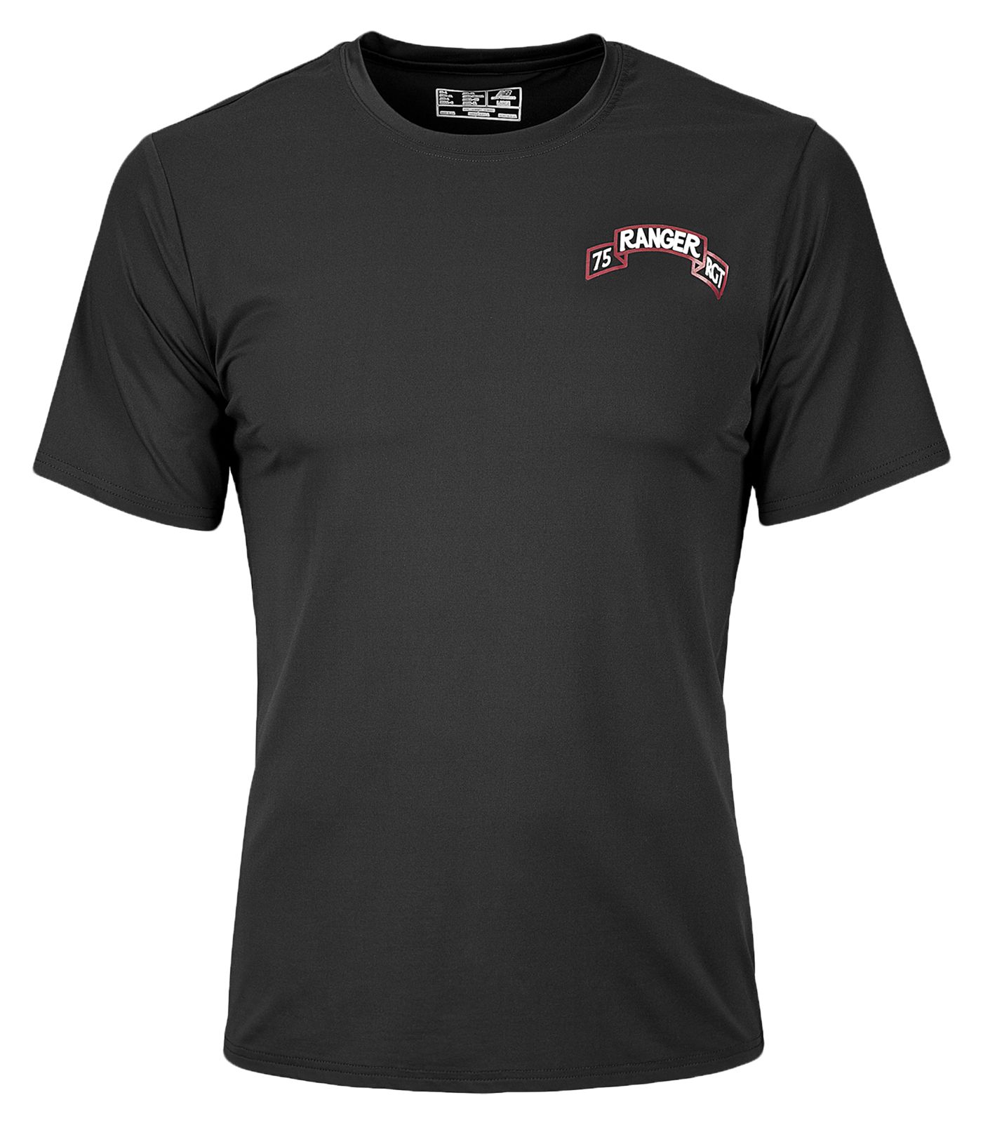 75th Ranger Regiment T Shirt, Black