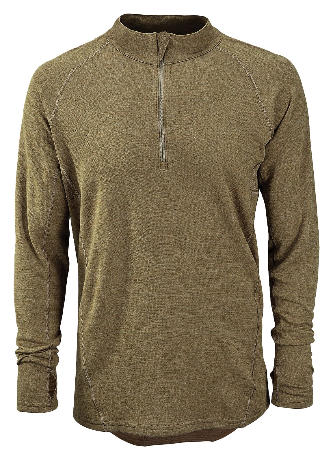 Merino Wool Base 1/4 Zip, Coyote