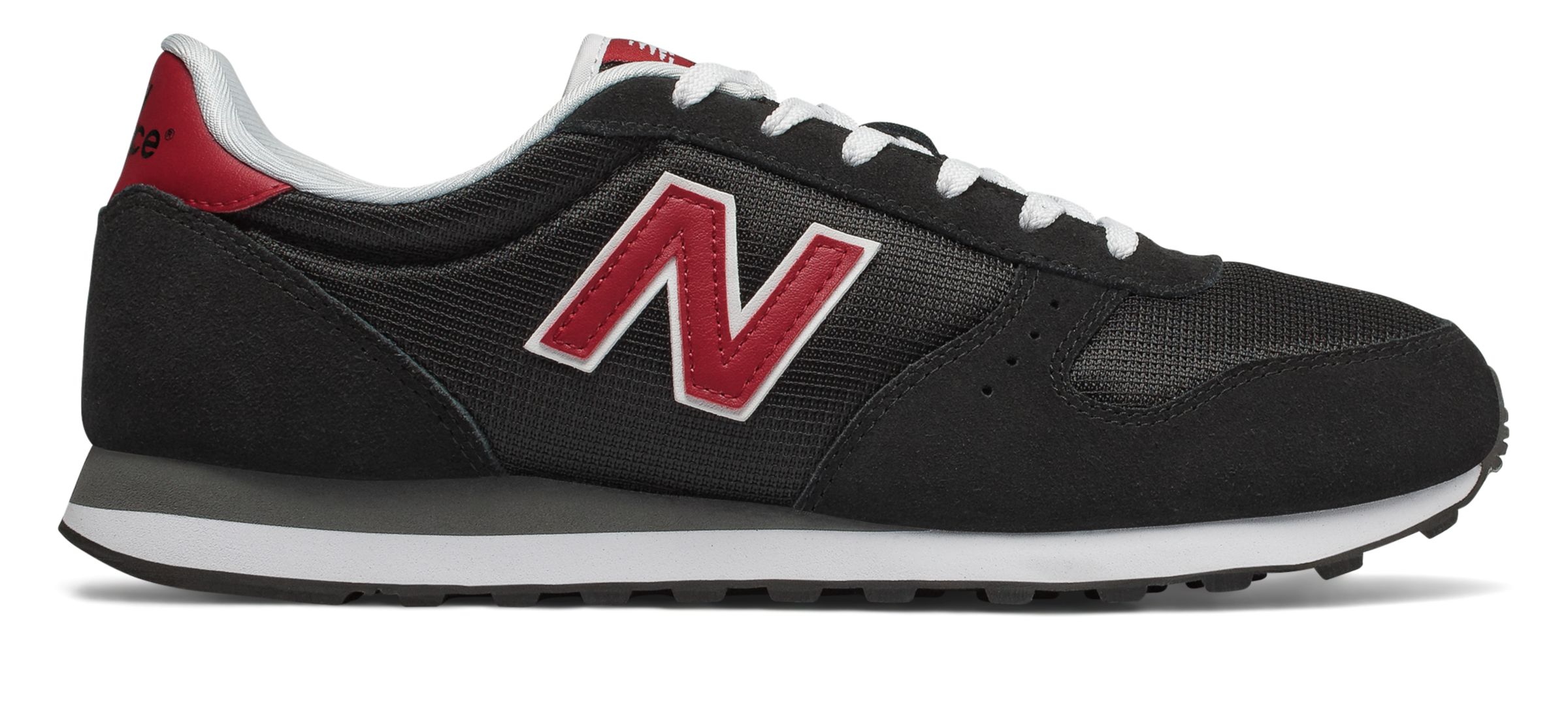 Hombres New Balance 311 Classic - Black/Chili Pepper, Black/Chili Pepper - ML311BNA