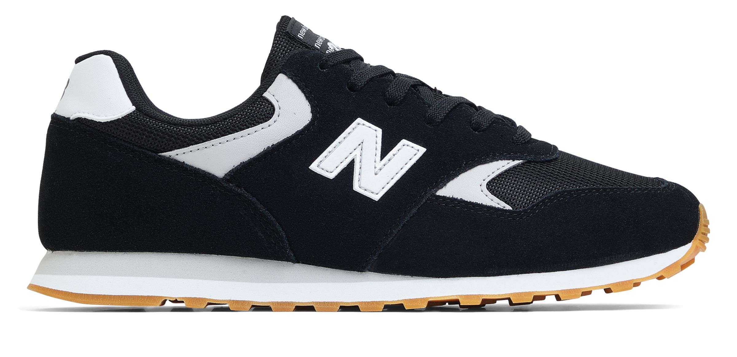 New Balance Men's 393 - Black, Black - ML393JD2