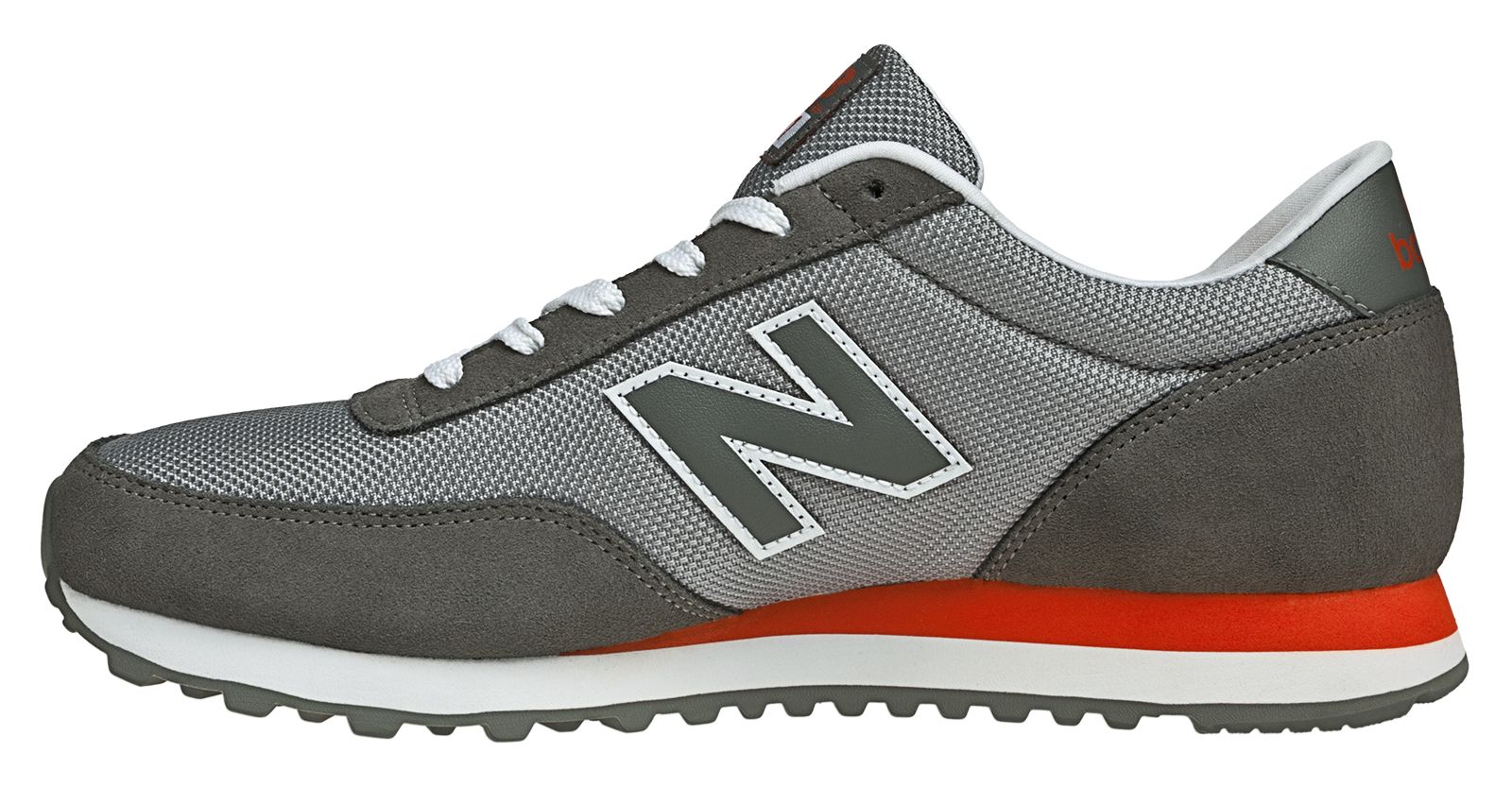 New Balance 501, Grey with Red
