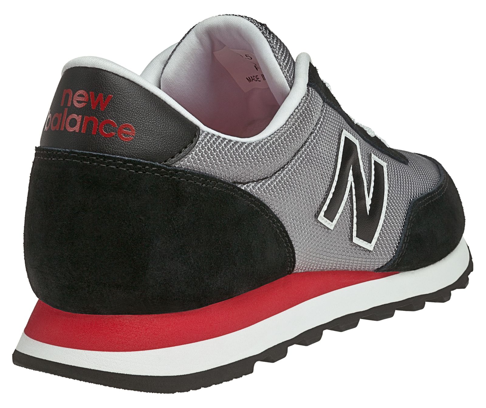 New Balance 501, Black with Grey