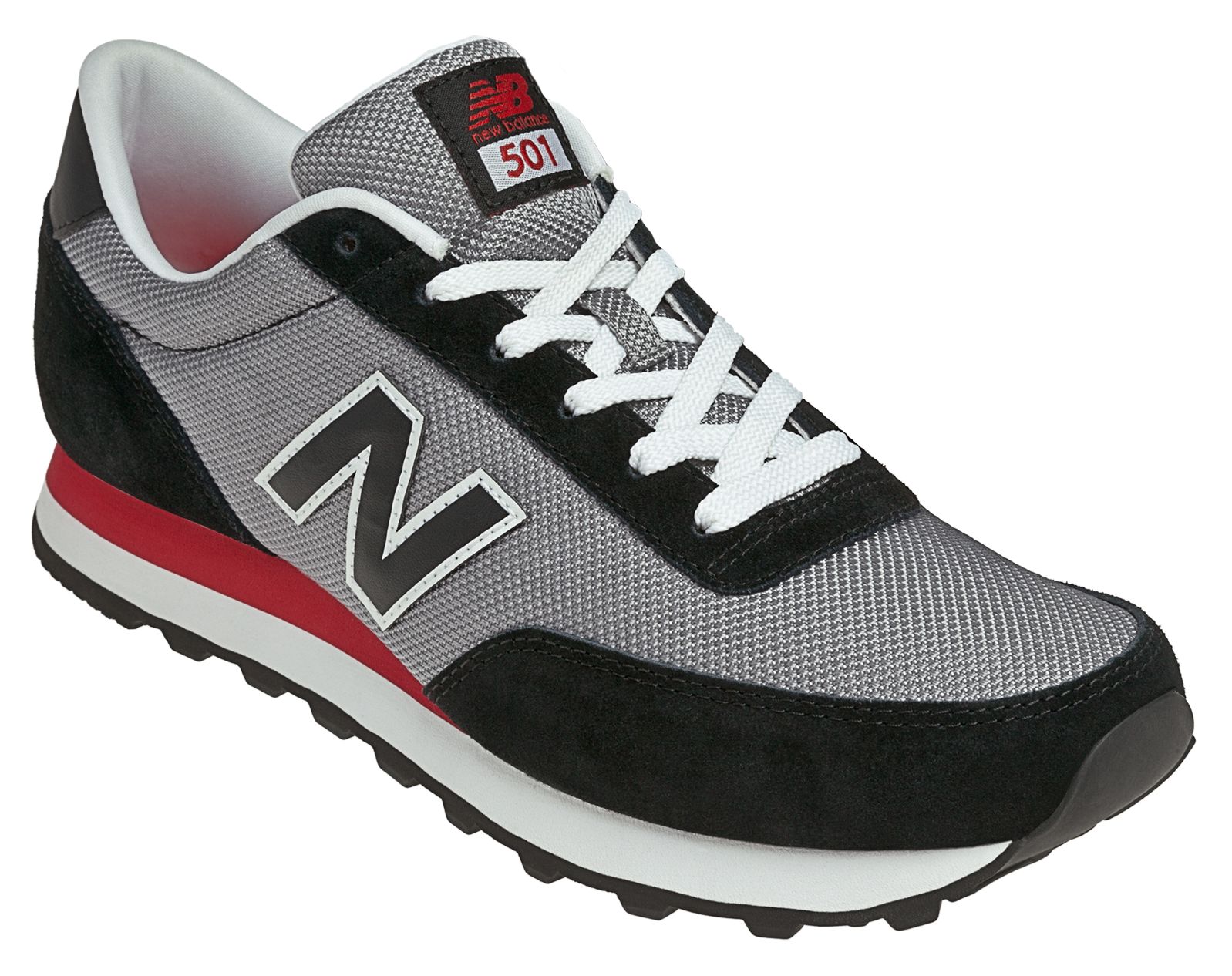 New Balance 501, Black with Grey