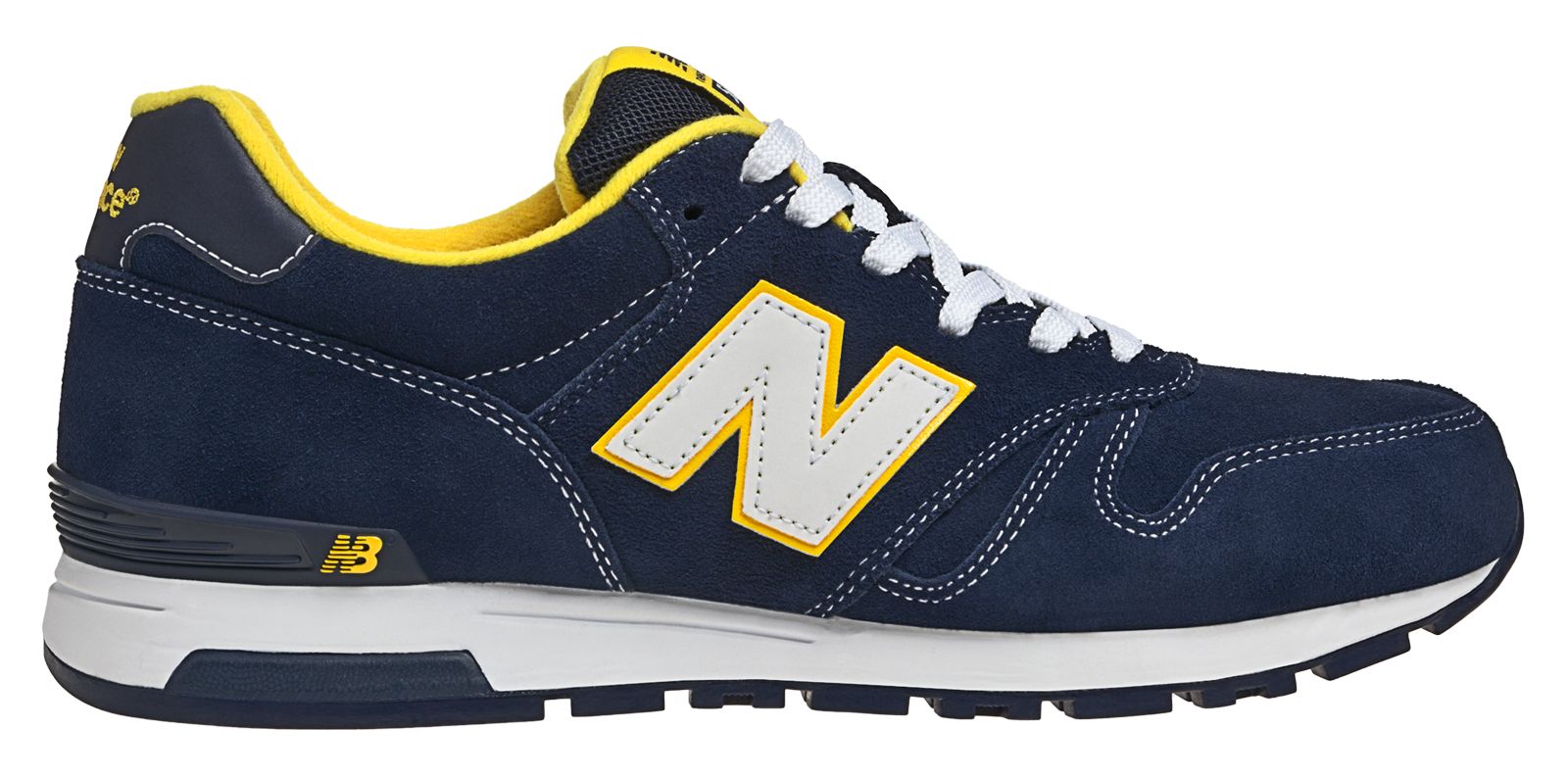 New Balance 565, Navy with Yellow