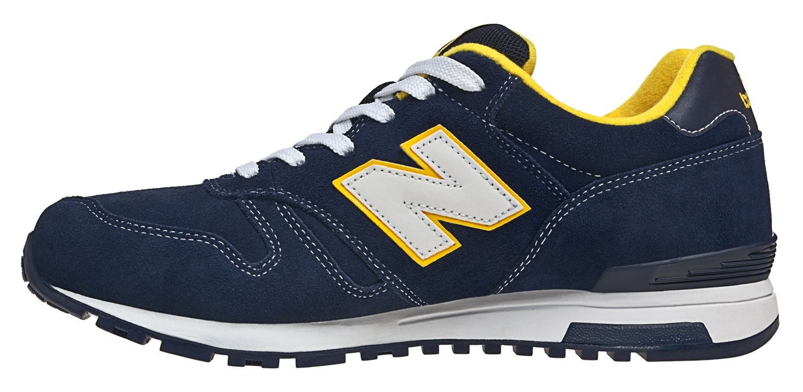 New Balance 565, Navy with Yellow