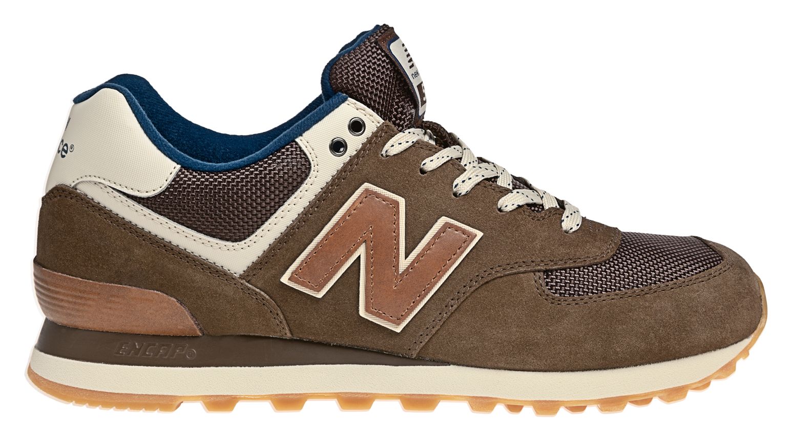 Canteen 574, Dark Taupe with Honey &amp; Navy