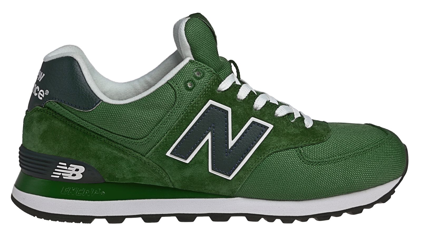 New Balance 574, Green with Navy