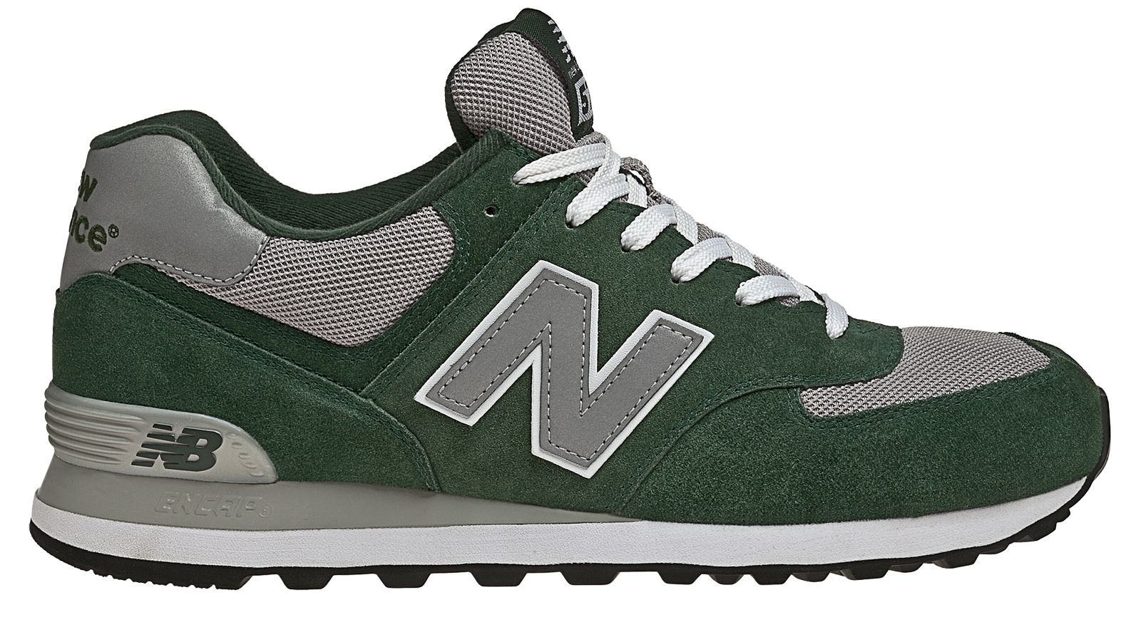 New Balance 574, Green with Grey