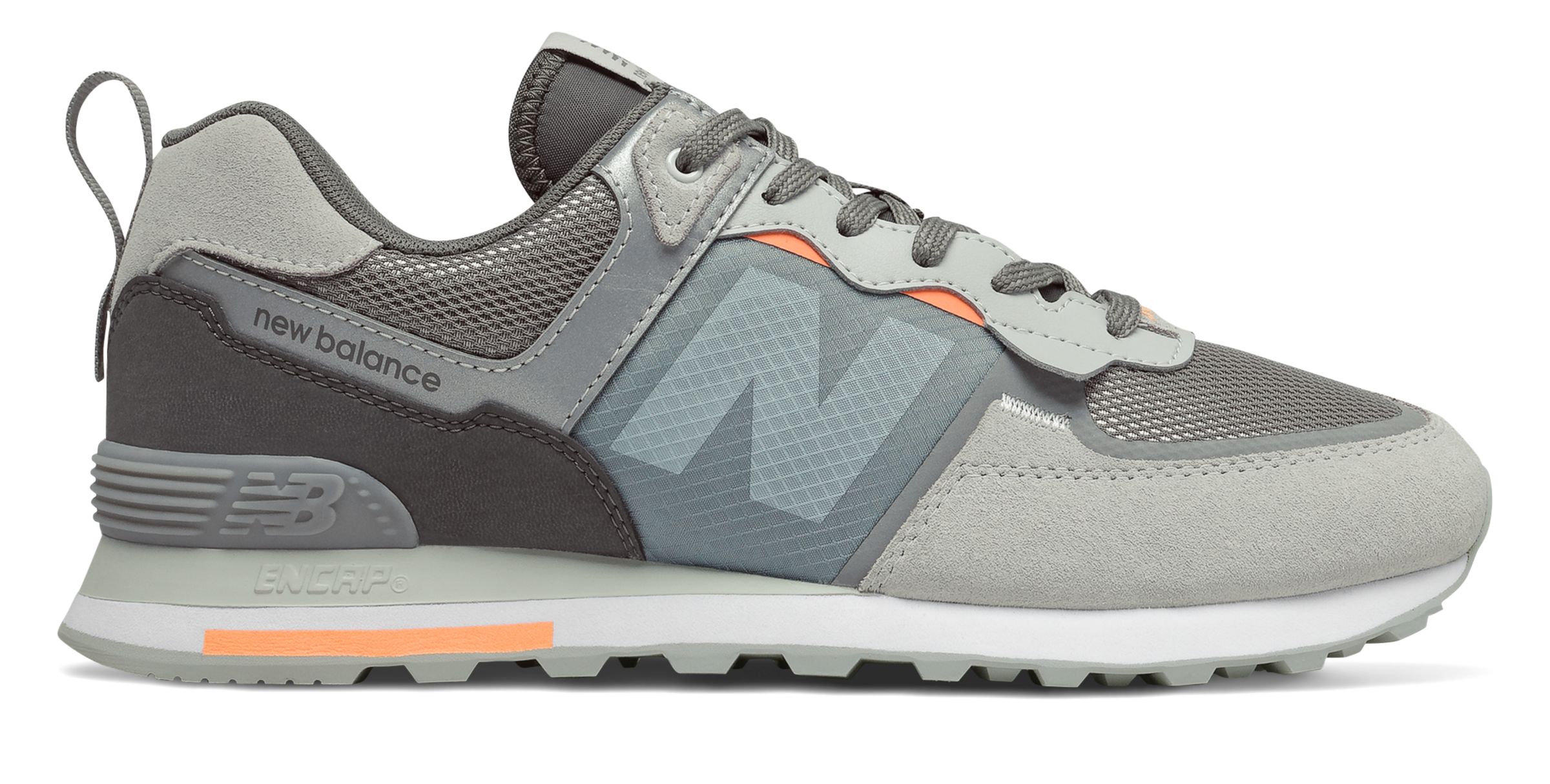 Uomo New Balance 574 - Marblehead/Citrus Punch, Marblehead/Citrus Punch - ML574ISC