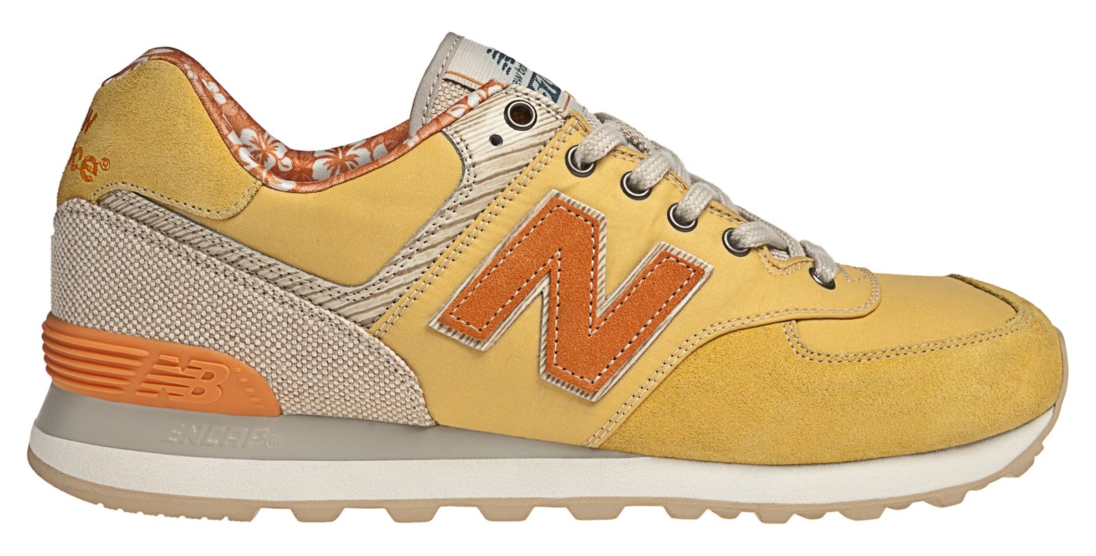 Surfer 574, Yellow with Tan & Orange