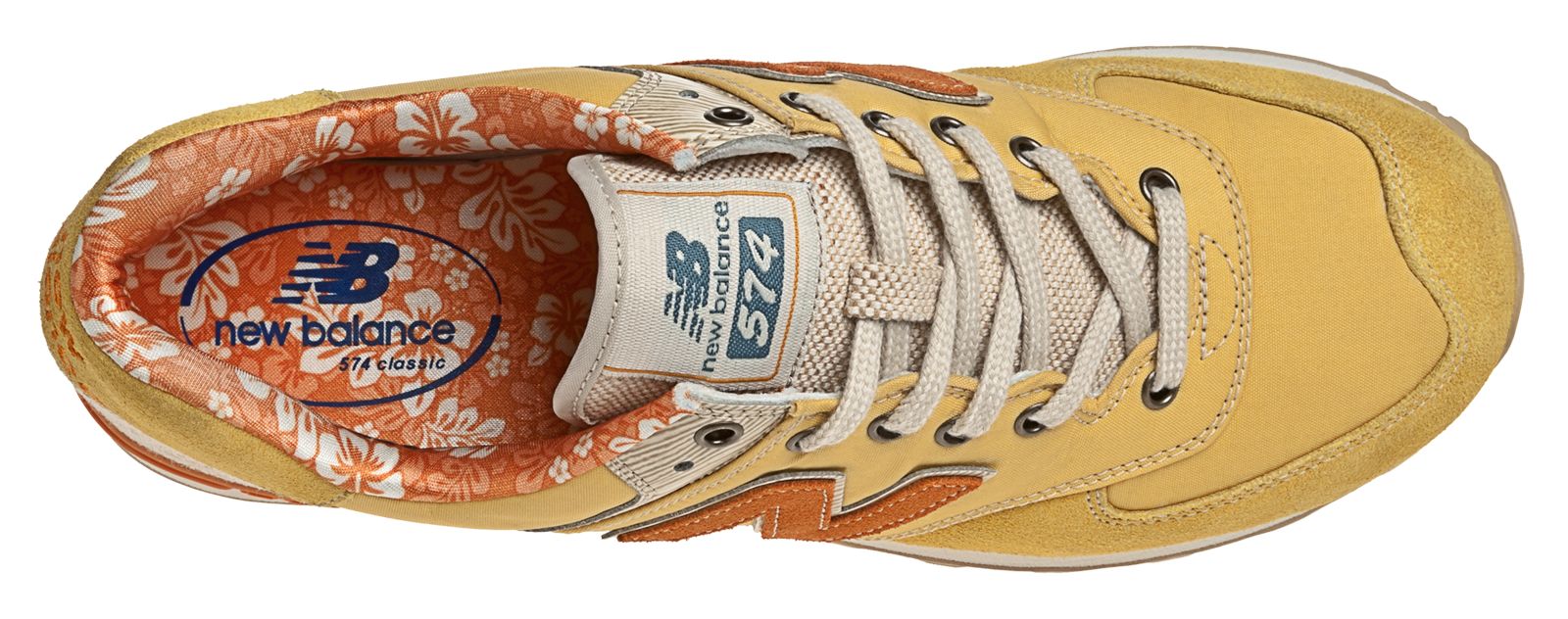 Surfer 574, Yellow with Tan &amp; Orange