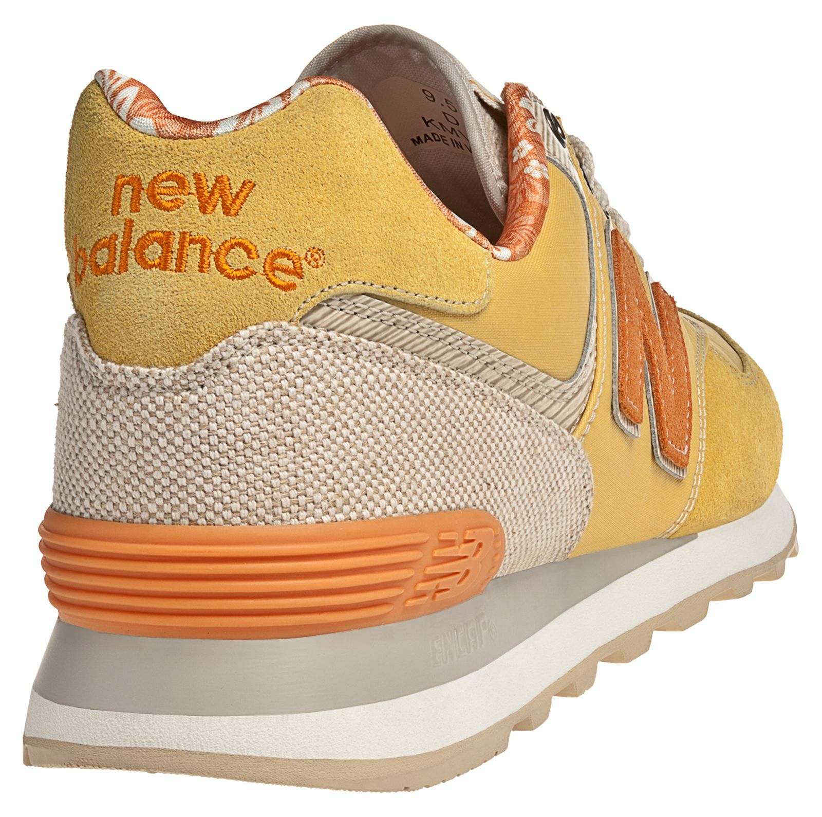Surfer 574, Yellow with Tan &amp; Orange