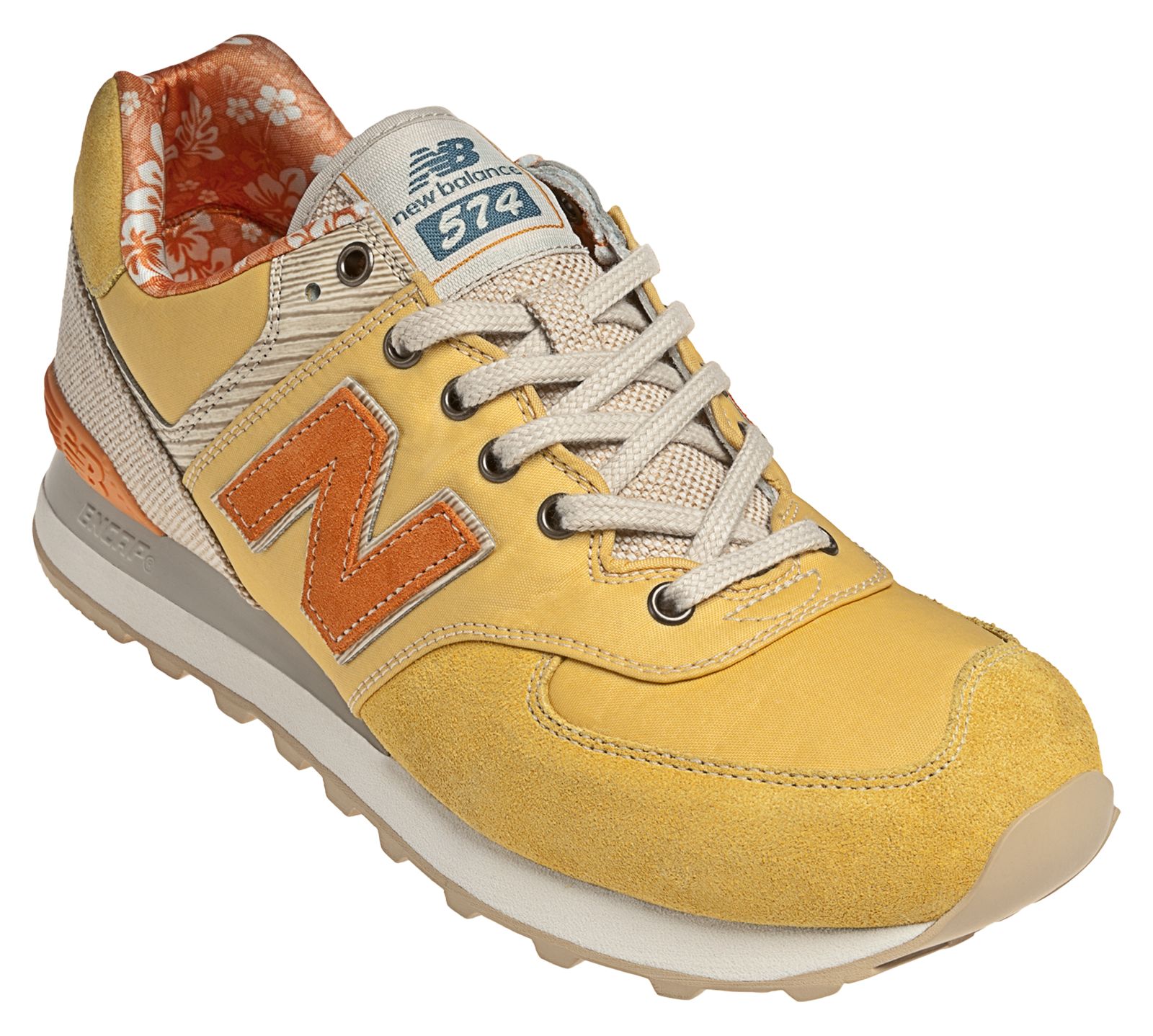 Surfer 574, Yellow with Tan &amp; Orange
